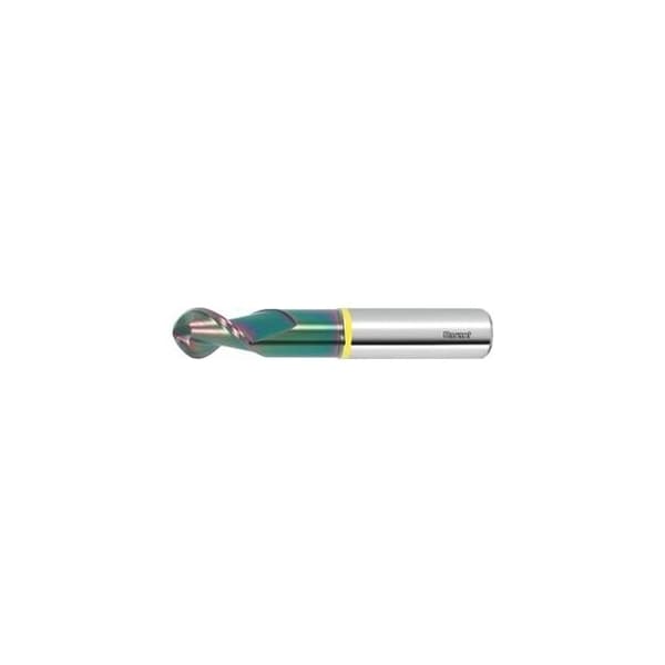 Garant Solid Carbide Ball Nose End Mill, for Aluminum, DLC Coated, 5 mm 207032 5 - main